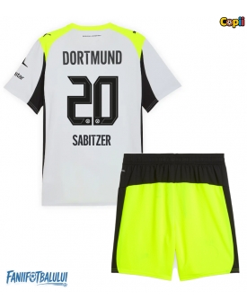 Borussia Dortmund Marcel Sabitzer #20 Echipament de Fotbal Replică 2025-26 Copii Deplasare (+ Șorturi)